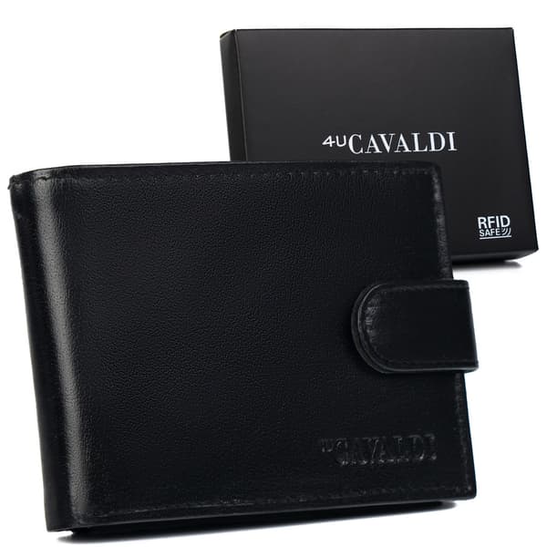 Velká pánská kožená peněženka s RFID Protect - Cavaldi