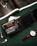 Miniatyrbillede 5 af 10: Klassisk læder pung til mænd med RFID-system - Peterson