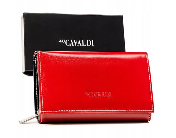 Velká, kožená dámská peněženka s RFID systémem - 4U Cavaldi
