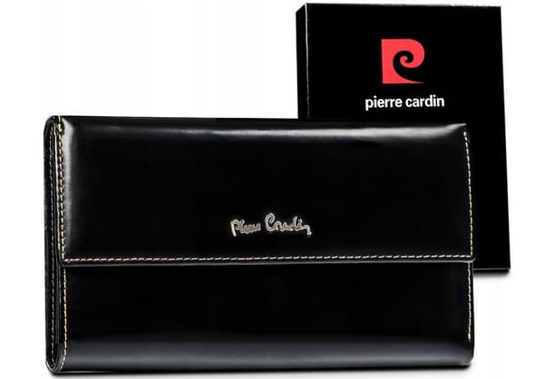 Elegant damepung lavet af naturligt læder - Pierre Cardin