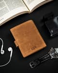 Miniatyrbillede 5 af 10: Herrepung lavet af naturlæder af høj kvalitet med RFID Protect-systemet - Peterson