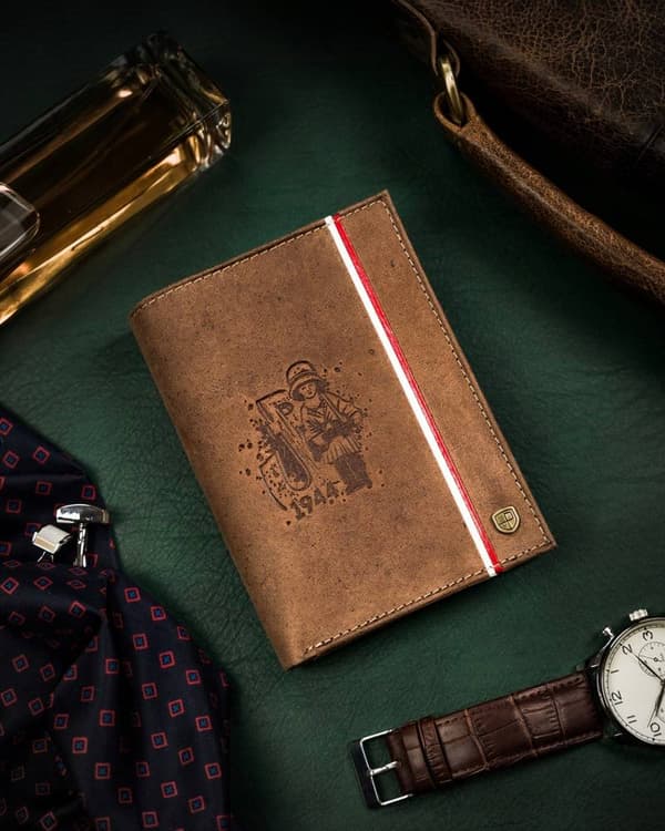Pánská kožená peněženka s patriotickým motivem - Peterson
