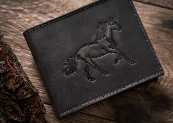 Stor herrepung lavet af nubuck naturlæder - Always Wild