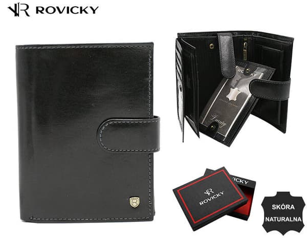 Stor læder pung til mænd - Rovicky