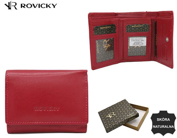 Kožená peněženka s vnější kabelkou - Rovicky
