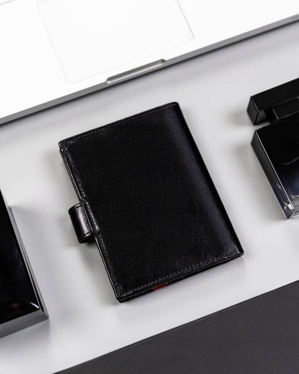 Velká, kožená pánská peněženka s RFID systémem, zapínání na patentku - Rovicky