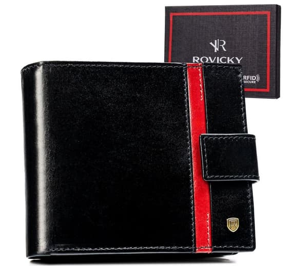 Elegantní, kožená pánská peněženka - Rovicky