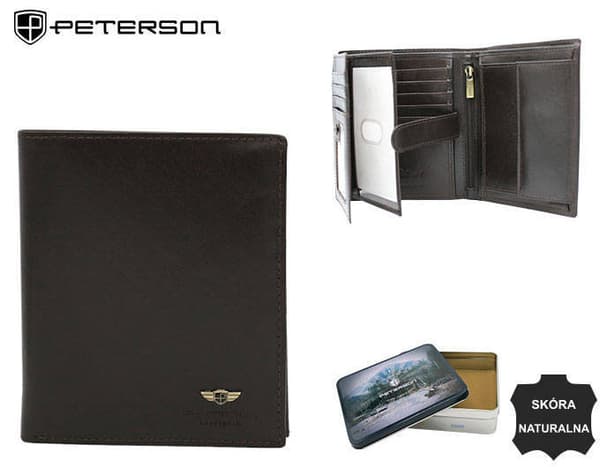Stor læder pung til mænd - Peterson