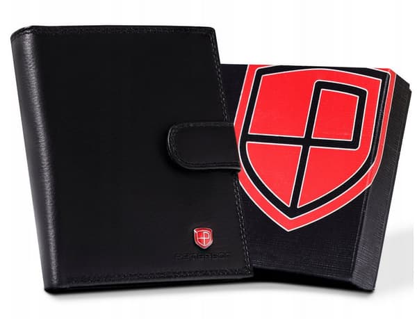 Velká, kožená pánská peněženka s RFID systémem - Peterson