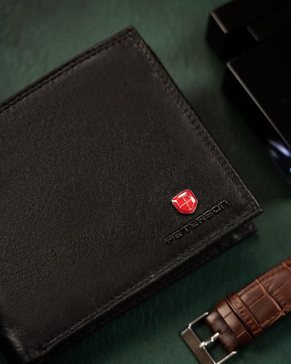 Pánská kožená peněženka s RFID Protect - Peterson