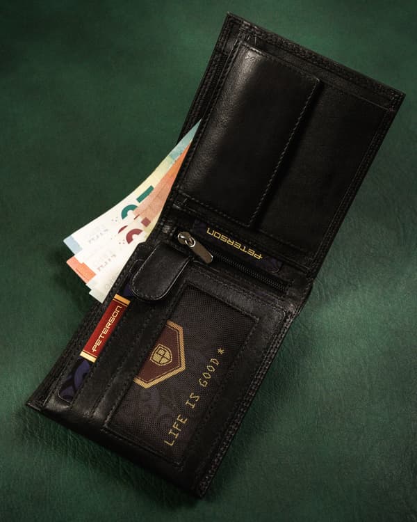 Pánská kožená peněženka s RFID Protect - Peterson