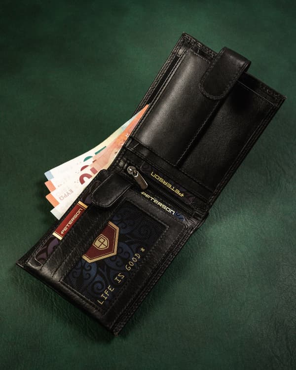 Pánská peněženka na zip se systémem RFID Protect - Peterson