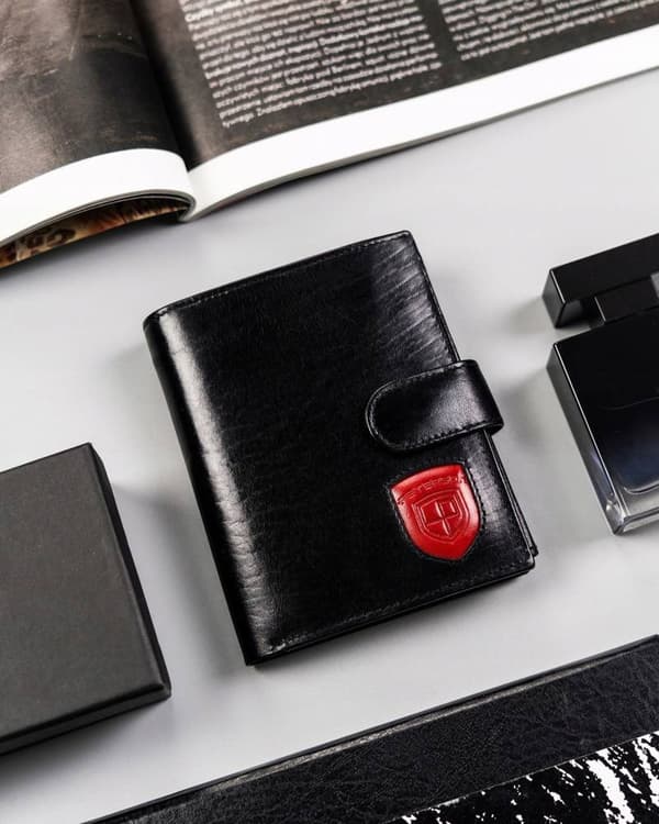 Velká pánská peněženka se zapínáním na patent - Peterson