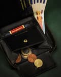 Miniatyrbild 9 av 10: Kompaktní pánská karbonová peněženka na zip - Peterson