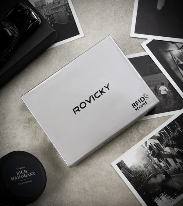 Klasická kožená peněženka se systémem RFID Protect - Rovicky