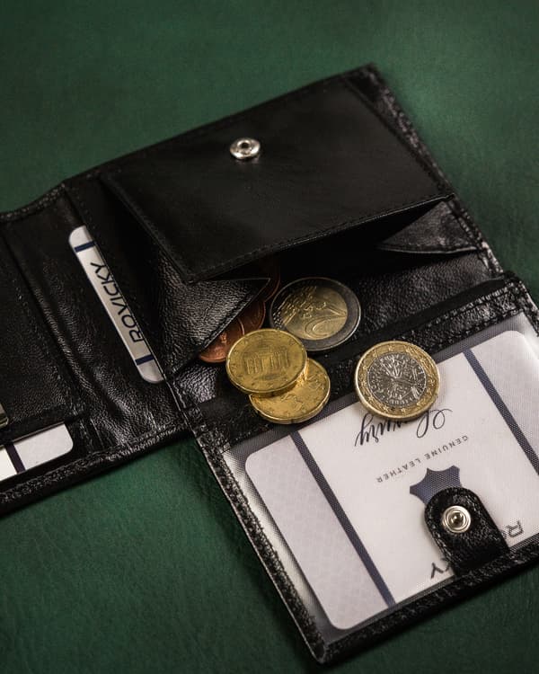Kožená pánská bankovka se systémem RFID Protect - Cavaldi