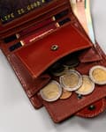 Miniatyrbillede 10 af 10: Dame læder pung med RFID system - Peterson
