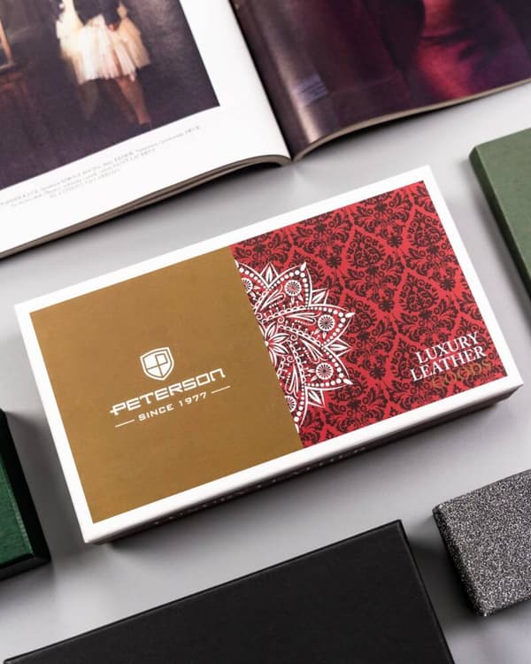 Velká, kožená dámská peněženka s RFID systémem - Peterson