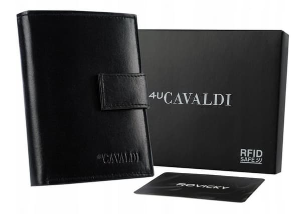 Kožená pánská peněženka s RFID systémem - 4U Cavaldi