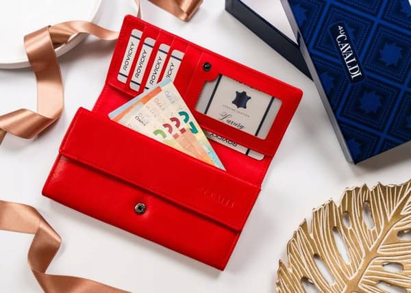 Elegantní, velká dámská peněženka z ekologické kůže - 4U Cavaldi
