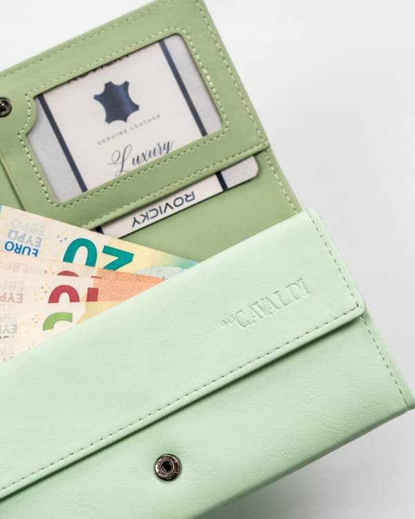 Elegantní, velká dámská peněženka z ekologické kůže - 4U Cavaldi