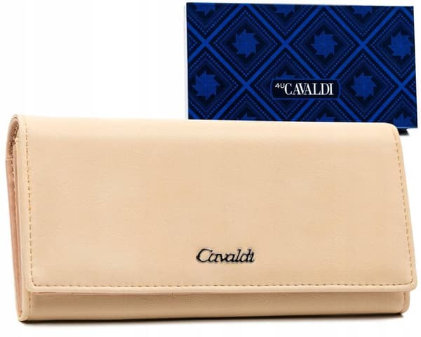 Elegantní, velká dámská peněženka z ekologické kůže - 4U Cavaldi