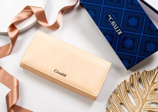 Elegantní dámská peněženka s háčkem a západkou - 4U Cavaldi
