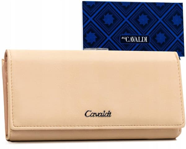 Elegantní dámská peněženka s háčkem a západkou - 4U Cavaldi