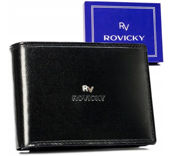 Klasická pánská peněženka z přírodní kůže - Rovicky