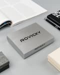 Miniatyrbillede 4 af 10: Dame læder pung med trykknapper - Rovicky