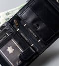 Miniatyrbillede 7 af 9: Medium læderpung til kvinder med trykknapper - 4U Cavaldi