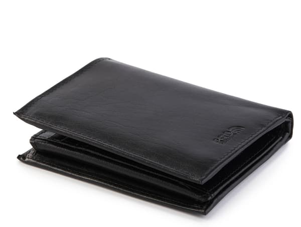 Vertikální pánská peněženka na karty s ochranou RFID Blocking System - Peterson