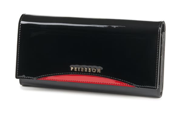Velká dámská kožená peněženka s RFID náušníkem - Peterson