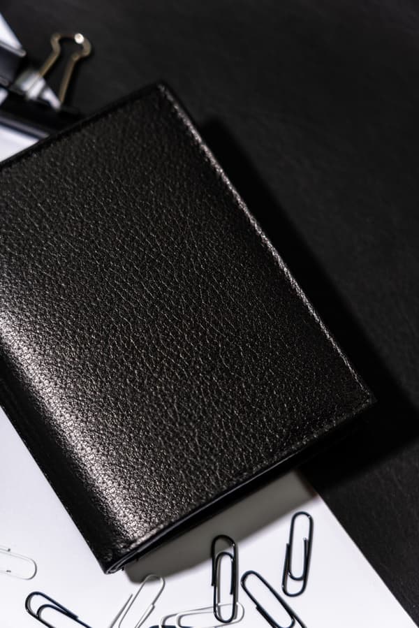 Mænds læderpung med RFID Protect-kortbeskyttelse