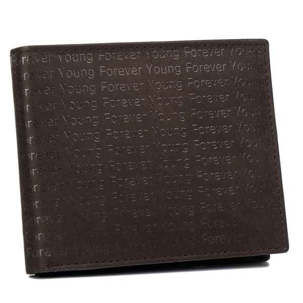 Læderpung dekoreret med monogram - Forever Young