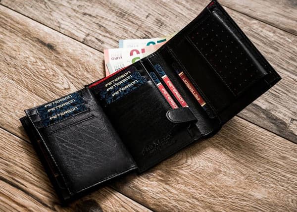 Kožená pánská RFID peněženka - Peterson