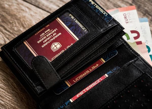 Kožená pánská RFID peněženka - Peterson
