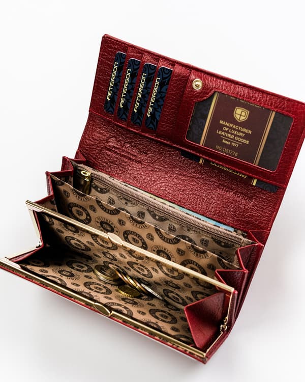 Elegantní dámská peněženka s hadím vzorem - Peterson