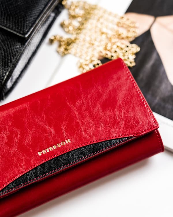 Elegantní peněženka na karty s RFID ochranou - Peterson