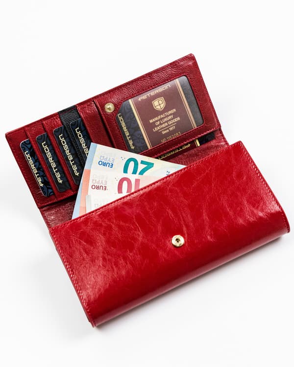 Elegantní peněženka na karty s RFID ochranou - Peterson