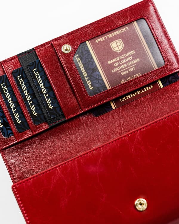 Elegantní peněženka na karty s RFID ochranou - Peterson