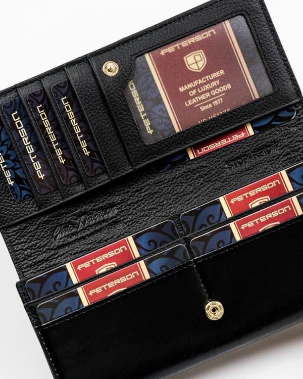Elegantní peněženka s módním hadím vzorem - Peterson