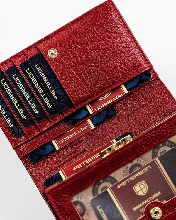 Elegantní dámská peněženka s RFID vzorem hadí kůže - Peterson