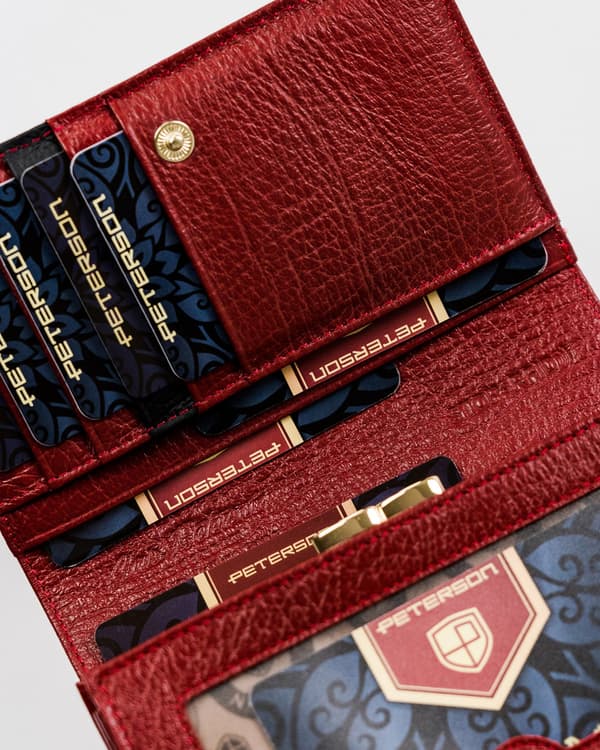 Elegantní dámská peněženka s RFID vzorem hadí kůže - Peterson