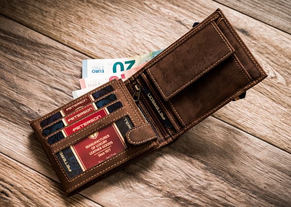 Pánská nubuková peněženka s ochranou RFID kartou - Peterson