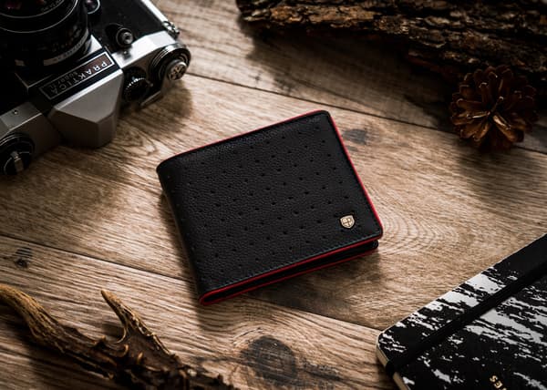 Pánská kožená sportovní peněženka s ochranou RFID kartou - Peterson