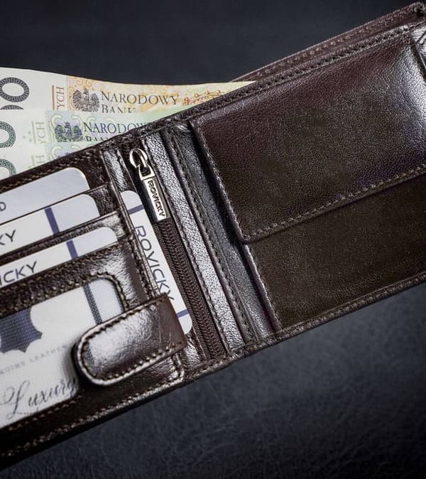 Kožená pánská peněženka s RFID systémem - Rovicky