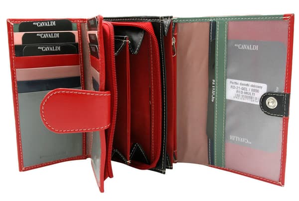 Velká, kožená dámská peněženka s RFID systémem - 4U Cavaldi