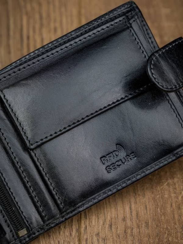 Klasická pánská kožená peněženka s RFID zavíráním - Rovicky