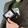 Miniatyrbillede 8 af 10: Lodret herre læder pung uden lås - Rovicky